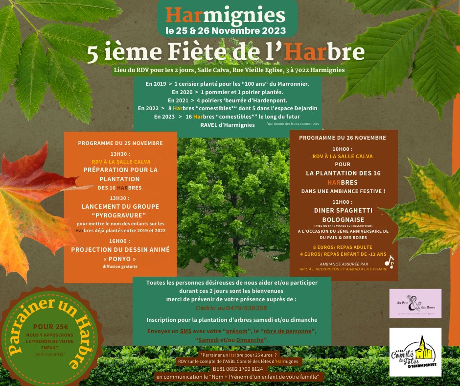 Fête de l'arbre 2023 Harmignies